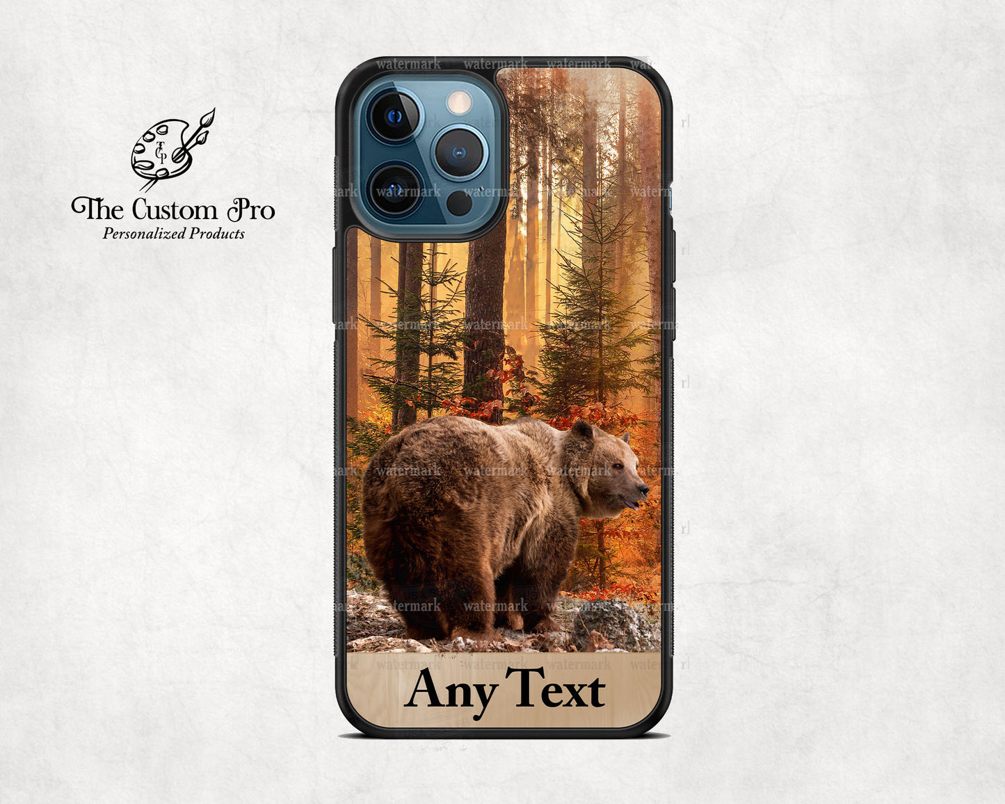 brown Grizzly Bear in Woods